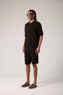 Polo Yaka Dokulu Triko T- shirt