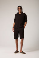 Polo Yaka Dokulu Triko T- shirt