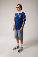 Polo Yaka Oversize Retro Forma T-shirt