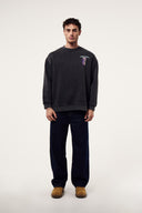 Rabbit Yıkamalı Oversize Sweatshirt