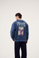 Rabbit Yıkamalı Oversize Sweatshirt