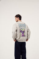 Rabbit Yıkamalı Oversize Sweatshirt