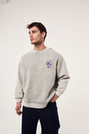 Rabbit Yıkamalı Oversize Sweatshirt