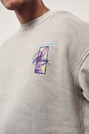 Rabbit Yıkamalı Oversize Sweatshirt