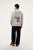 Rabbit Yıkamalı Oversize Sweatshirt