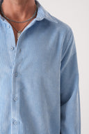 Regular Fit Kadife Gömlek