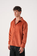 Regular Fit Kadife Gömlek