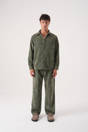 Regular Fit Kadife Gömlek