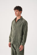 Regular Fit Kadife Gömlek