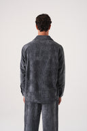 Regular Fit Kadife Gömlek