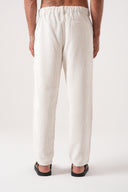 Relax Fit Beli Lastikli Kadife Pantolon