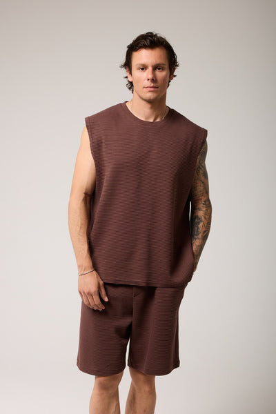Relaxed Fıt İnterlok Tank Top