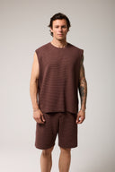 Relaxed Fit İnterlok Bermuda Şort
