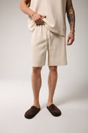 Relaxed Fit İnterlok Bermuda Şort