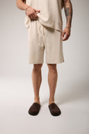 Relaxed Fit İnterlok Bermuda Şort