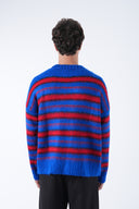 Renk Geçişli Şardonlu Triko Kazak