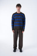 Renk Geçişli Şardonlu Triko Kazak