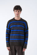 Renk Geçişli Şardonlu Triko Kazak