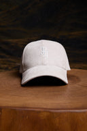 ICON LOGO NAKIŞLI SÜET ŞAPKA - GRİ