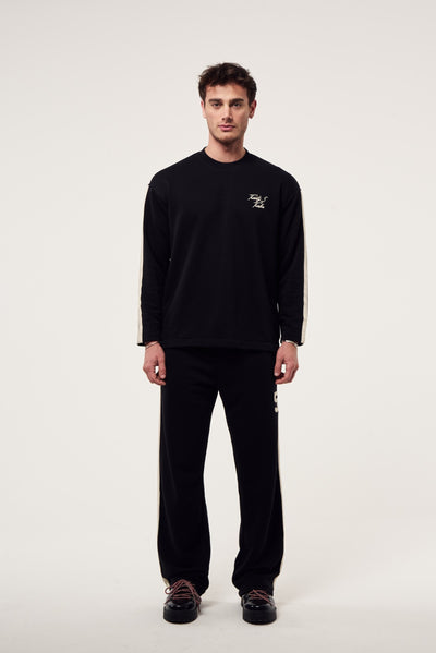 Şerit Detay Comfort Sweatshırt