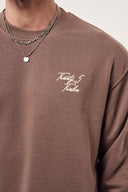 Şerit Detay Comfort Sweatshirt