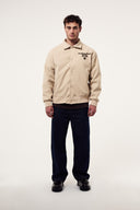 Sırtı Baskılı Kaşe Mont