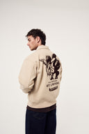 Sırtı Baskılı Kaşe Mont