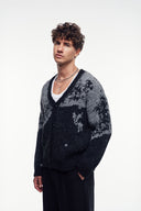 V Yaka Yumuşak Dokulu Oversize Hırka