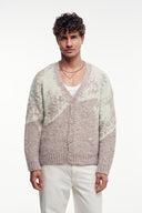 V Yaka Yumuşak Dokulu Oversize Hırka