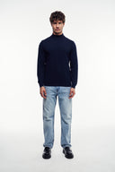 Yarım Balıkçı Yaka Triko Kazak