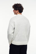 Yazı Baskılı Düğmeli Hırka