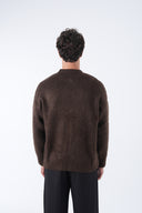 Yazı Baskılı Düğmeli Hırka