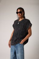 Yıkamalı Saç Örgü Triko Süveter