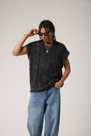 Yıkamalı Saç Örgü Triko Süveter