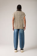 Yıkamalı Saç Örgü Triko Süveter