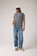 Yıkamalı Saç Örgü Triko Süveter