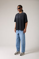 Yıpratma Yıkamalı T- shirt