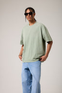 Yıpratma Yıkamalı T- shirt