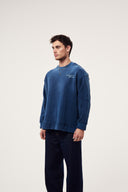 Yırtık Detaylı Yıkamalı Sweatshirt