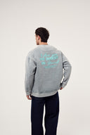 Yırtık Detaylı Yıkamalı Sweatshirt