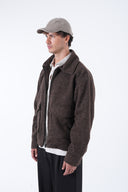 Yün Karışımlı Cepli Kaşe Mont